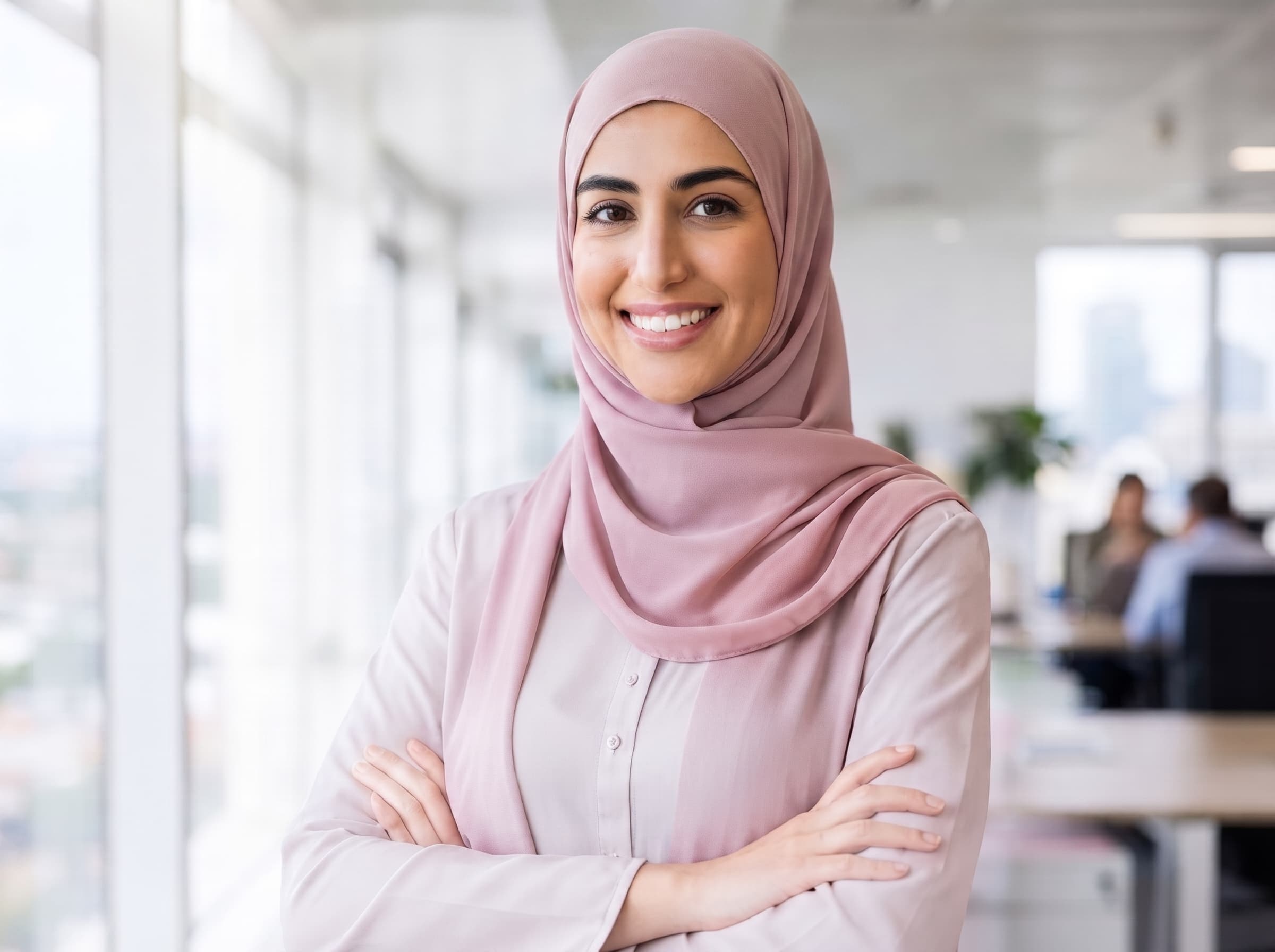 A woman entrepreneur working on her business